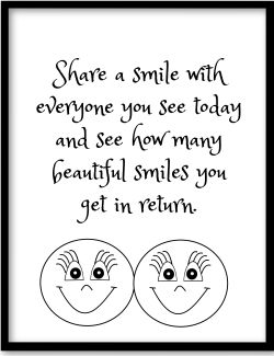 Share a smile with everyone