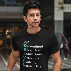 I Am Driven Word Power T-Shirt