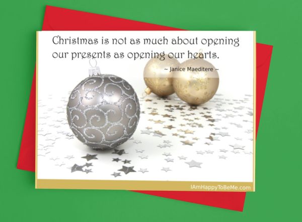 Christmas cards, quotes to print